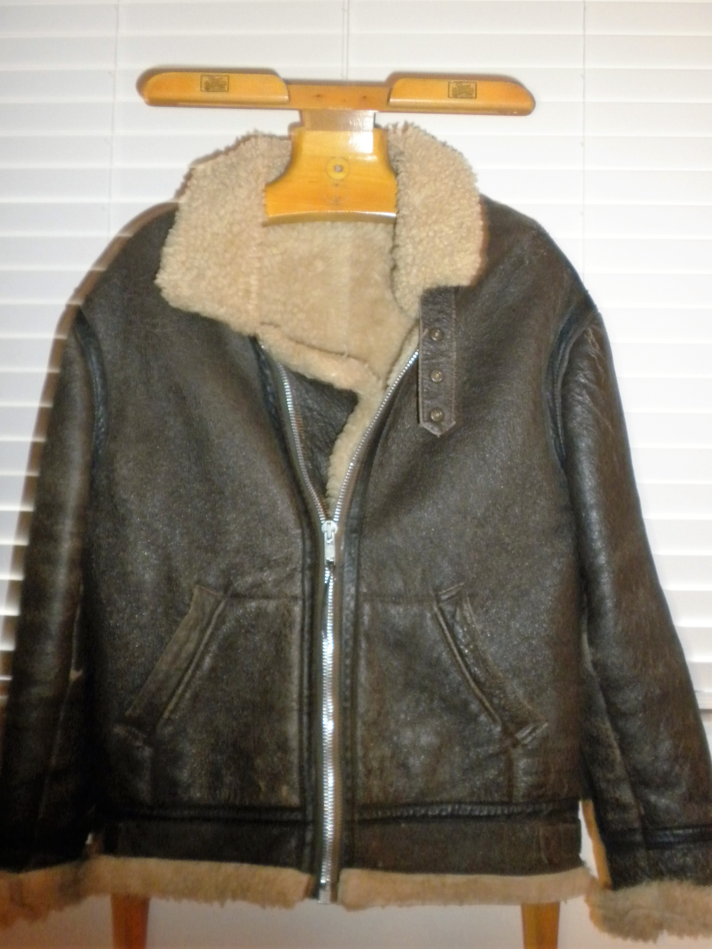 Shearling sheepskin jacket